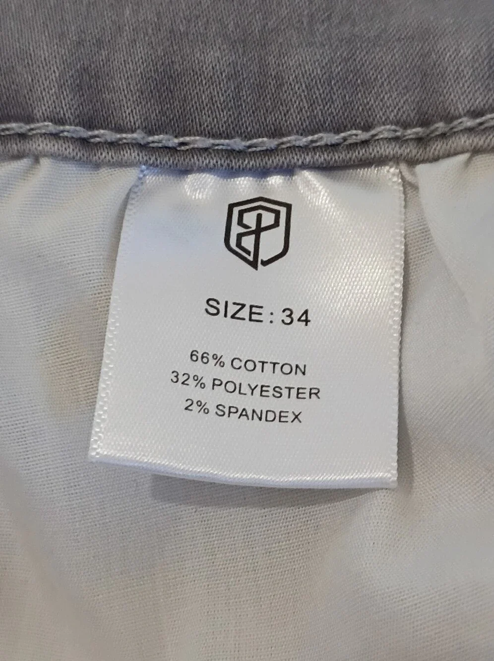 Born Primitive Gray Ultra Stretch Denim jeans size 34x30 Casual Neutral